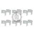 671580F by PAI - Engine Connecting Rod Bearing Set - STD Late Style 47mm wide Detroit Diesel Series 50 / 60 Application
