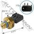 Automann 577.90502 Engine Oil Pressure Sensor Exhaust Backpressure Sensor, M14-1.5 Thread, for ISX