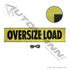 571.SB103M by AUTOMANN - Display Banner - 84in x 18in, Oversize Load in Black Text, Yellow Mesh