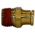 bc00m25p25 by BUYERS PRODUCTS - Brass DOT Push-in Male Connector 1/4in. Tube O.D. x 1/4in. Pipe Thread