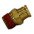bc00m375p25 by BUYERS PRODUCTS - Brass DOT Push-in Male Connector 3/8in. Tube O.D. x 1/4in. Pipe Thread