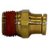 bc00m375p375 by BUYERS PRODUCTS - Brass DOT Push-in Male Connector 3/8in. Tube O.D. x 3/8in. Pipe Thread