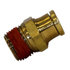 bc00m375p375 by BUYERS PRODUCTS - Brass DOT Push-in Male Connector 3/8in. Tube O.D. x 3/8in. Pipe Thread