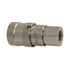 fm0608 by BUYERS PRODUCTS - Hydraulic Coupling / Adapter - 3/8 in. Male, Flush-Face, with 1/2 in. NPTF Port