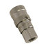 fm0808 by BUYERS PRODUCTS - Hydraulic Coupling / Adapter - 1/2 in. Male, Flush-Face, with 1/2 in. NPTF Port