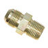 h5205x4x4 by BUYERS PRODUCTS - Pipe Fitting - Male Connector 1/4 in. Tube O.D. To 1/4 in. Male Thread