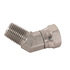 h9355x4x4 by BUYERS PRODUCTS - 1/4-18in. NPSM Female Pipe Swivel To 1/4-18in. Male Pipe 45° Elbow