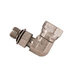 h9515x6x8 by BUYERS PRODUCTS - 9/16-18in. Male Straight Thread 1/2-14in. NPSM Female Pipe Swivel 90° Elbow