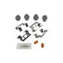 Carlson H5789Q Disc Brake Hardware Kit DISC BRAKE PRO KIT
