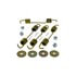 Carlson H9249 Drum Brake Hardware Kit Axle Kit