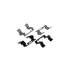 Carlson P833B Disc Brake Caliper Abutment Service Kit PAD INSTALLATION KIT