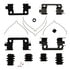 Carlson 13557Q Disc Brake Hardware Kit DISC BRAKE PRO KIT