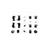 Carlson 13569Q Disc Brake Hardware Kit DISC BRAKE PRO KIT