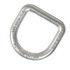 b38rzw by BUYERS PRODUCTS - Tie Down D-Ring - 1/2 in. Forged, White Zinc-Plated