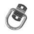 b38zw by BUYERS PRODUCTS - 1/2in. Forged D-Ring with 2-Hole Mounting Bracket - White Zinc Plated
