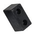 b6000l by BUYERS PRODUCTS - Multi-Purpose Stop Bumper - Black, Rubber, (2) 0.56" Hole Diameter