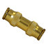 buc0p375 by BUYERS PRODUCTS - Air Brake Air Line Connector Fitting - Brass, Push-In, 3/8 in. Tube O.D.