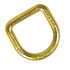 b38rzy by BUYERS PRODUCTS - Tie Down D-Ring - 1/2 in. Forged, Yellow Zinc Plated Only