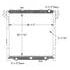 Freightliner HDC011230PAFB Radiator Radiator