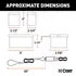 52026 by CURT MANUFACTURING - CURT 52026 Soft-Trac 2 Trailer Breakaway Switch Kit System with Battery