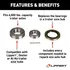 333950 by CURT MANUFACTURING - Trailer Bearing Repair Kit - Lippert, Replacement Kit for 6,000-lb. Axle Hub