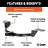 11286 by CURT MANUFACTURING - Class 1 Trailer Hitch; 1-1/4in. Receiver; Select Subaru Impreza; XV Crosstrek