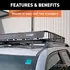 18117 by CURT MANUFACTURING - CURT 18117 21 x 37-Inch Roof Rack Extension for CURT Rooftop Cargo Carrier 18115