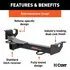 31068 by CURT MANUFACTURING - 2in. Front Receiver Hitch; Select Ford Expedition; F-150; Lincoln Navigator