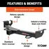 31407 by CURT MANUFACTURING - CURT 31407 2-Inch Front Receiver Hitch; Select Ford Explorer Sport Trac