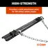 16000 by CURT MANUFACTURING - CURT 16000 5th Wheel Hitch Safety Chain Anchors; Fits Industry-Standard Rails