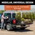 18325 by CURT MANUFACTURING - CURT 18325 Universal Truck Bed Extender with Fold-down Tailgate; 26-1/2 x 58-3/4 x 19-3/4-Inch ID; Black Steel