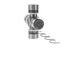 5-7166X by DANA - Axle Shaft Universal Joint; Non-Greaseable; 1350WJ Series