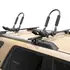 18320 by CURT MANUFACTURING - CURT 18320 Fully Adjustable Aluminum Universal Kayak Roof Rack Carrier; 2-Pack