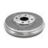 BD80033 by PRONTO ROTOR - Rear Brake Drum