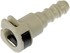 800-117 by DORMAN - FUEL LINE CONNECTOR. 3/8IN STEEL to 3/8IN NYLON.