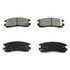 Pronto Rotor BP508C Disc Brake Pad Set BRAKE PADS