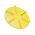 1308901 by BUYERS PRODUCTS - Vehicle-Mounted Salt Spreader Spinner - 18 in. O.D, Yellow, Poly, Clockwise