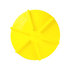 1308907 by BUYERS PRODUCTS - Vehicle-Mounted Salt Spreader Spinner - 24 in. O.D, Yellow, Poly, Clockwise