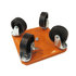 1310410 by BUYERS PRODUCTS - Snow Plow Hardware - Rol-A-Blade, Caster, Set(3), Orng