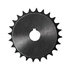 1420004 by BUYERS PRODUCTS - Chainwheel Sprocket - Black, 3/4 in., 24-Tooth