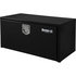 1703100 by BUYERS PRODUCTS - 14 x 16 x 24in. Black Steel Underbody Truck Box with Paddle Latch