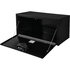 1703100 by BUYERS PRODUCTS - 14 x 16 x 24in. Black Steel Underbody Truck Box with Paddle Latch