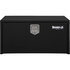 1703100 by BUYERS PRODUCTS - 14 x 16 x 24in. Black Steel Underbody Truck Box with Paddle Latch