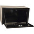1703150 by BUYERS PRODUCTS - 14 x 12 x 24in. Black Steel Underbody Truck Box with Paddle Latch