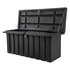 1712250 by BUYERS PRODUCTS - Truck Bed Storage Box - Black, Poly, Chest, 22.5 x 19.5/18.75 x 51/47 in.