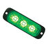 8892309 by BUYERS PRODUCTS - Strobe Light - 3-3/8 inches, Green, with 3 LEDS