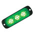 8892309 by BUYERS PRODUCTS - Strobe Light - 3-3/8 inches, Green, with 3 LEDS