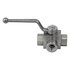 hbv3w038 by BUYERS PRODUCTS - Automatic Transmission Line Blow Off Ball Valve - 3/8 in. NPTF, 3-Port , High Pressure