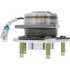 NTN WE60801 Wheel Bearing and Hub Assembly Wheel Bearing and Hub Assembly - Steel, Natural, with Wheel Studs