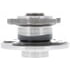 WE61063 by NTN - Wheel Bearing and Hub Assembly - Steel, Natural, without Wheel Studs